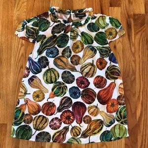 ModCloth 🍁 gourd cap sleeve blouse size small